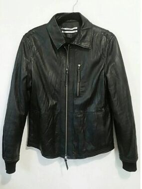 Robert Geller Lambskin Leather Jacket